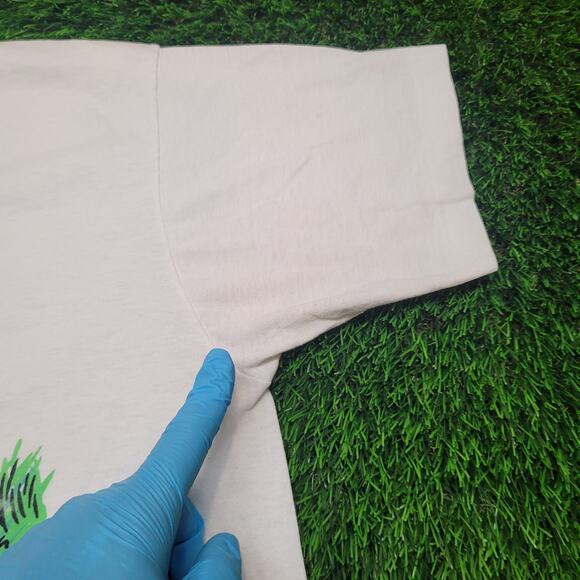 VTG 90s Funny Lawn Mowing Dad Joke T-Shirt Large Made In USA - Picture 7 of 10